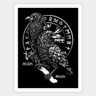 Huginn and Muninn Magnet